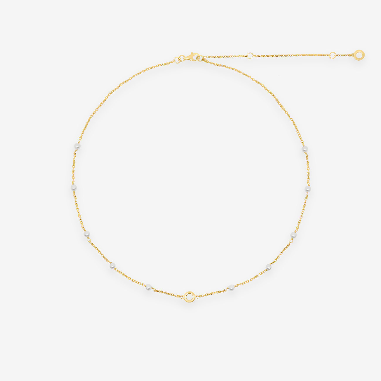 Atmosphera Freshwater Pearl Woman Choker Gold