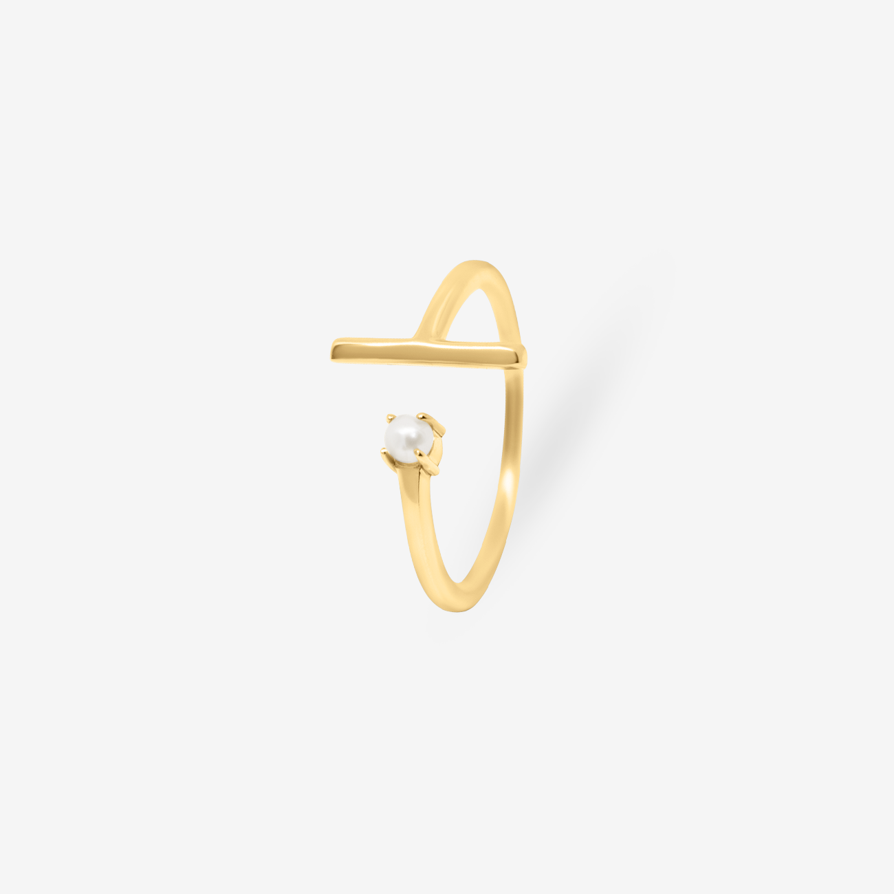 Astro Freshwater Pearl Ring Gold