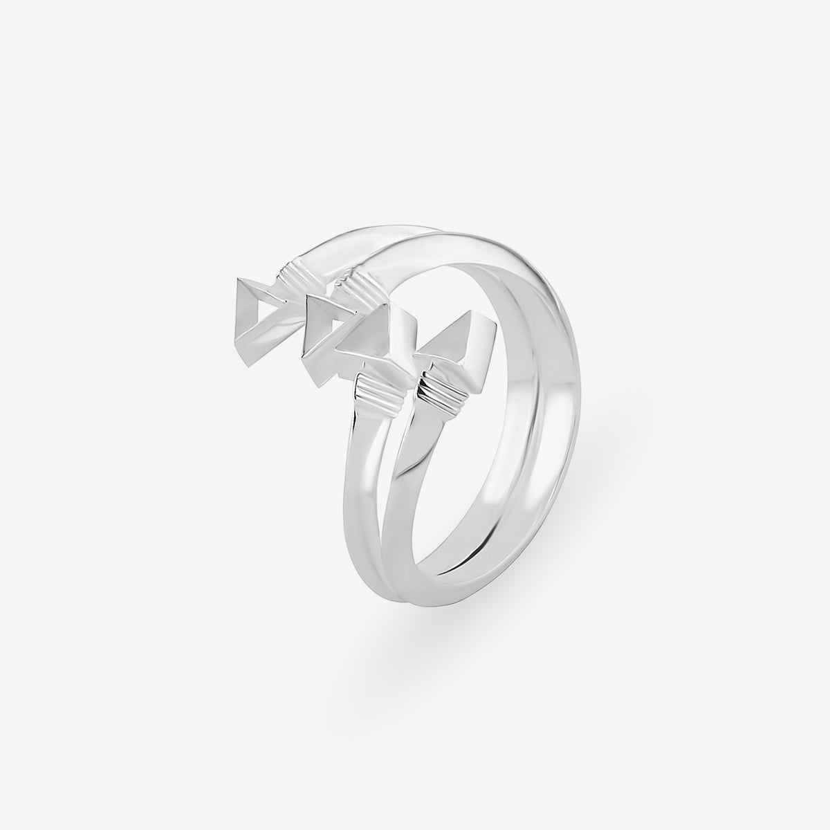    Singula-jewelry-double-silver-cupid_s-arrow-men-ring